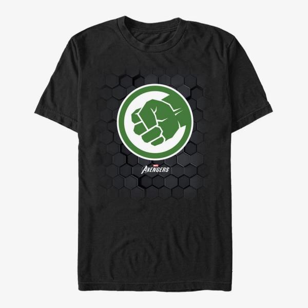 Tričko Merch Marvel - Hulk Hex Unisex T-Shirt Black L