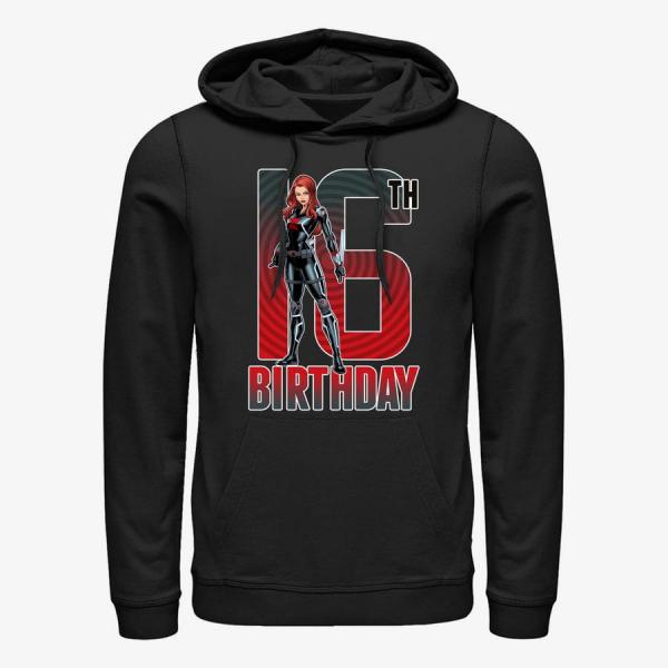 Queens Marvel Avengers Classic - Black Widow 16th Bday Unisex Hoodie Black
