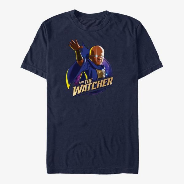 Queens Marvel What If...? - I am Watcher Unisex T-Shirt Navy Blue