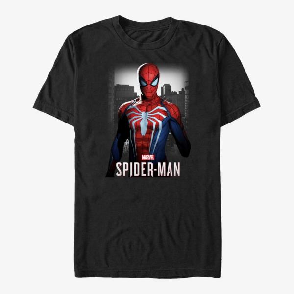 Queens Marvel - White Spider Unisex T-Shirt Black