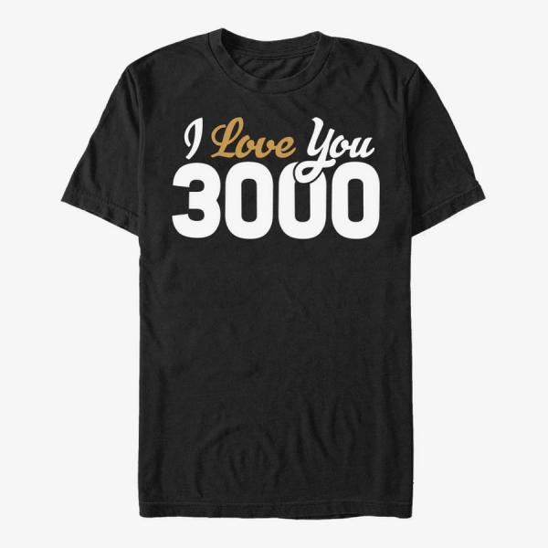 Tričko Merch Marvel Avengers: Endgame - 3000 Loves Unisex T-Shirt Black S