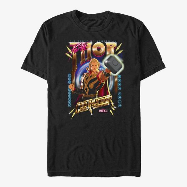Queens Marvel What If...? - PARTYIN ASGARDIAN Unisex T-Shirt Black