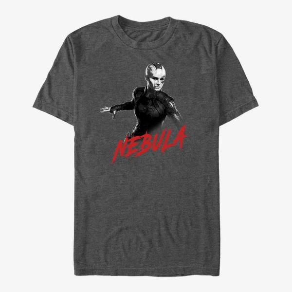 Queens Marvel Guardians Of The Galaxy Classic - High Contrast Nebula Unisex T-Shirt Dark Heather Grey