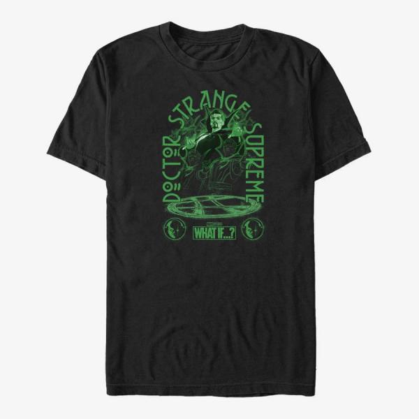 Queens Marvel What If...? - Doctor Strange Multi Unisex T-Shirt Black