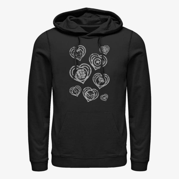 Mikina Merch Marvel - Hearty Marves Unisex Hoodie Black XL