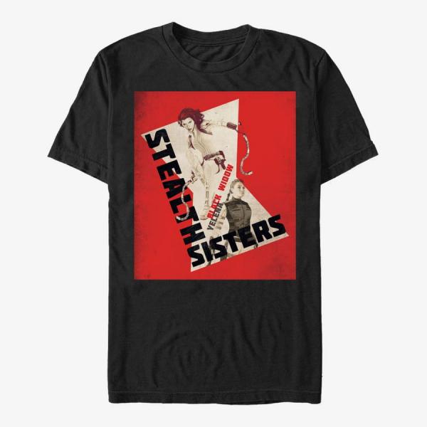 Queens Marvel Black Widow: Movie - Spy Sisters Unisex T-Shirt Black