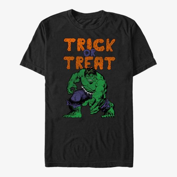 Tričko Merch Marvel Avengers Classic - Hulk Treats Unisex T-Shirt Black M