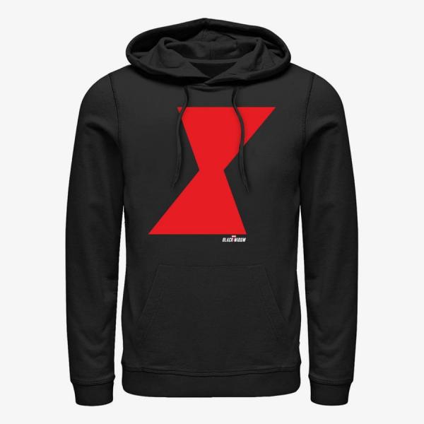 Mikina Merch Marvel - Widow Icon Unisex Hoodie Black S
