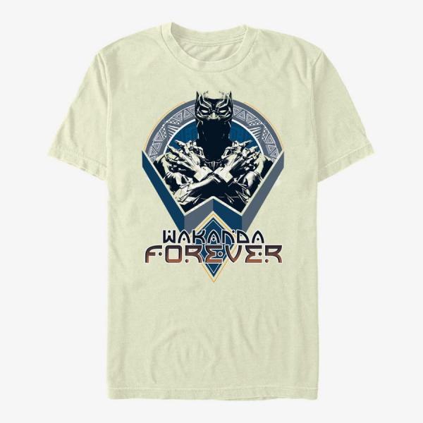 Queens Marvel Avengers Classic - Wakanda Shield Unisex T-Shirt Natural