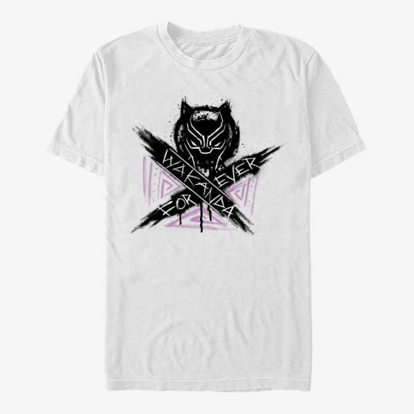 Queens Marvel Avengers Classic - Wakanda Paint Unisex T-Shirt White