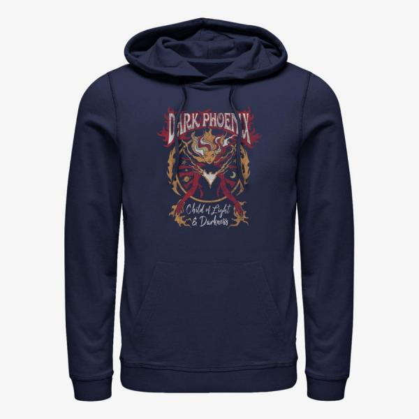 Mikina Merch Marvel X-Men - Phoenix Rising Unisex Hoodie Navy Blue S
