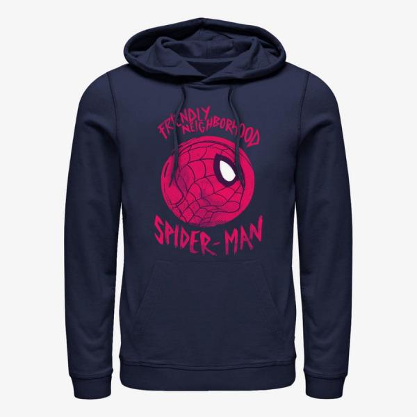 Queens Marvel Avengers Classic - Friendly SpiderMan Unisex Hoodie Navy Blue