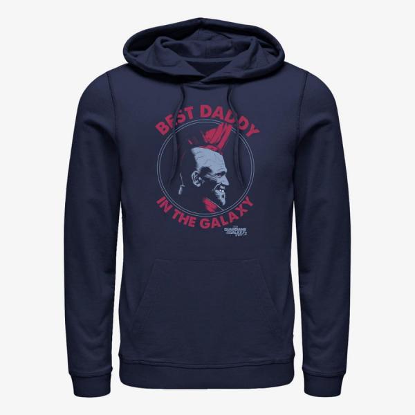 Queens Marvel Guardians Of The Galaxy 2 - Best Daddy Unisex Hoodie Navy Blue