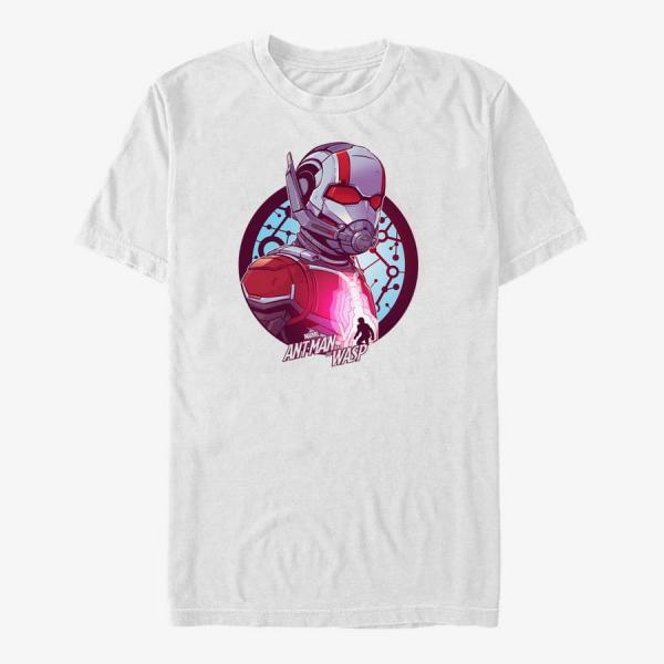 Tričko Merch Marvel Ant-Man & The Wasp: Movie - Antman Circle Unisex T-Shirt White XXXL