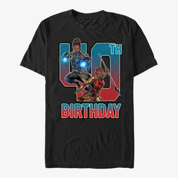 Queens Marvel Avengers Classic - Shuri Okoye 40th Bday Unisex T-Shirt Black