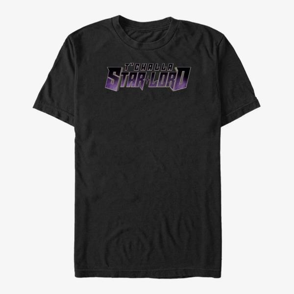 Queens Marvel What If...? - TChalla Star Lord Unisex T-Shirt Black