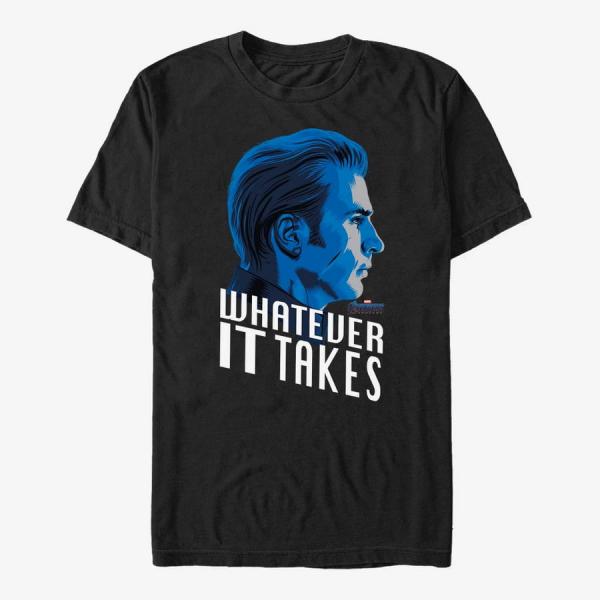 Queens Marvel Avengers: Endgame - Cap Calls Unisex T-Shirt Black