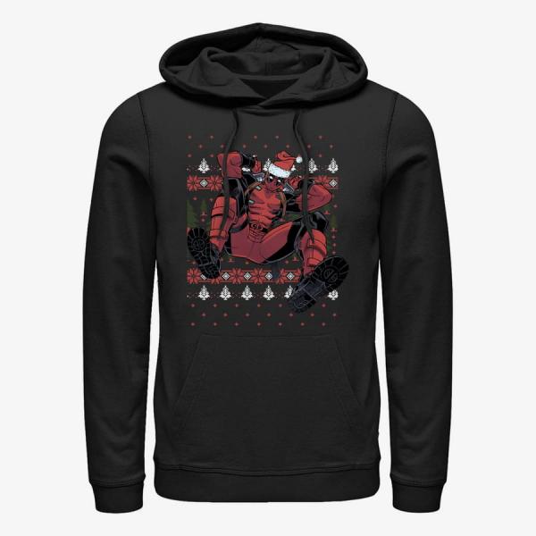 Queens Marvel Deadpool - Christmas Killer Unisex Hoodie Black