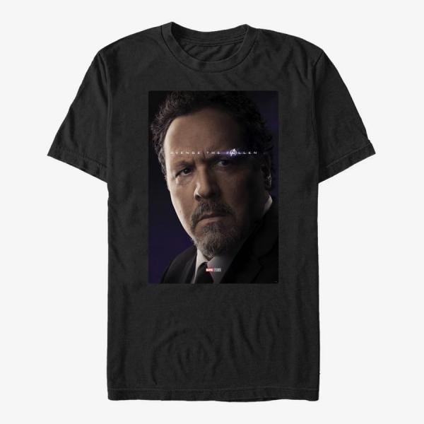 Tričko Merch Marvel Avengers: Endgame - Happy Unisex T-Shirt Black S