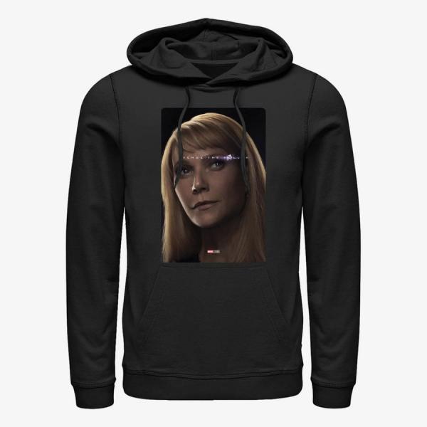 Mikina Merch Marvel Avengers: Endgame - Potts Unisex Hoodie Black M