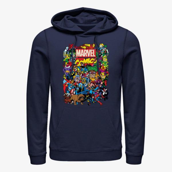 Queens Marvel Avengers Classic - Entire Cast Unisex Hoodie Navy Blue