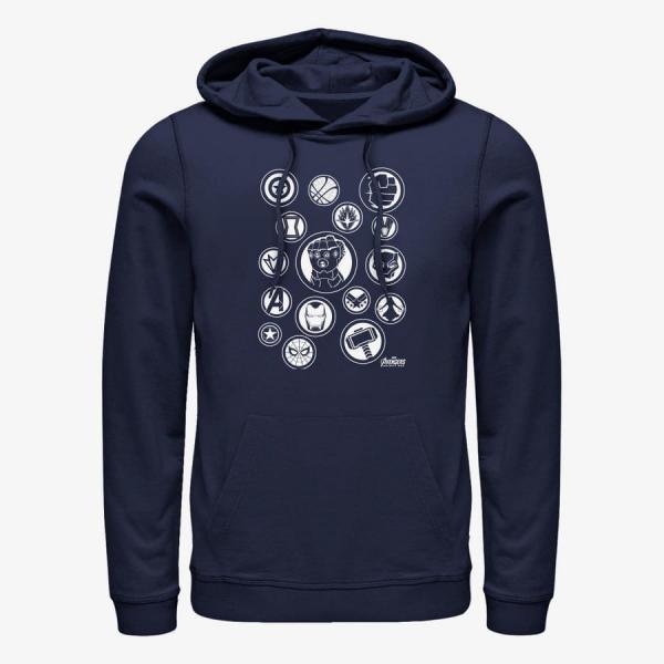 Mikina Merch Marvel Avengers: Infinity War - Avengers Symbol Unisex Hoodie Navy Blue S