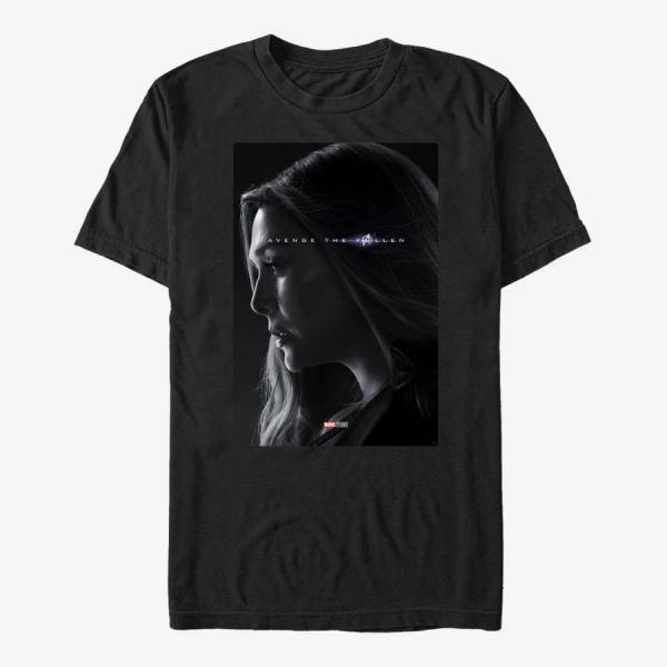 Tričko Merch Marvel Avengers: Endgame - Scarlett Witch Unisex T-Shirt Black M