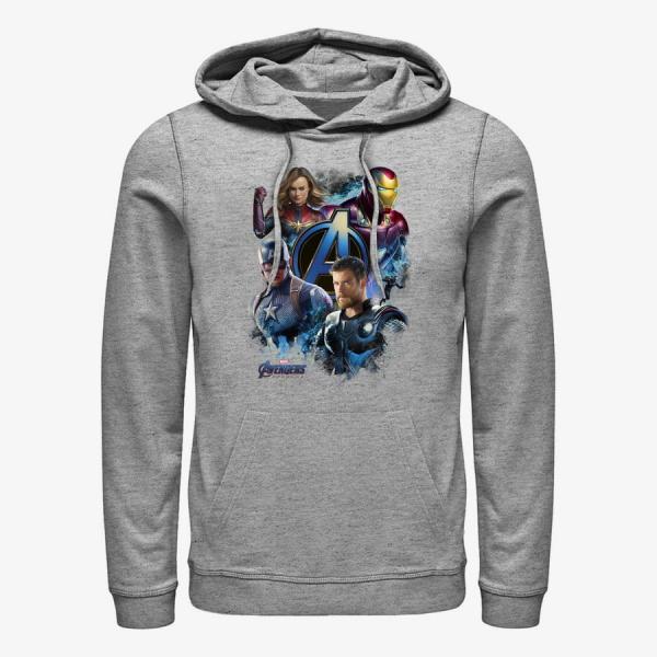 Queens Marvel Avengers - Strong Team Unisex Hoodie Heather Grey
