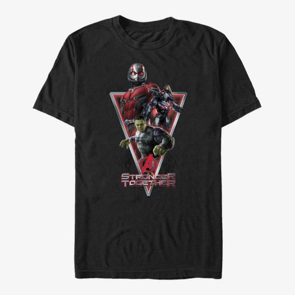 Queens Marvel Avengers: Endgame - Stronger Together Unisex T-Shirt Black