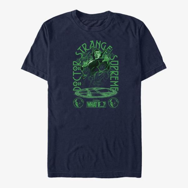Queens Marvel What If...? - Doctor Strange Multi Unisex T-Shirt Navy Blue