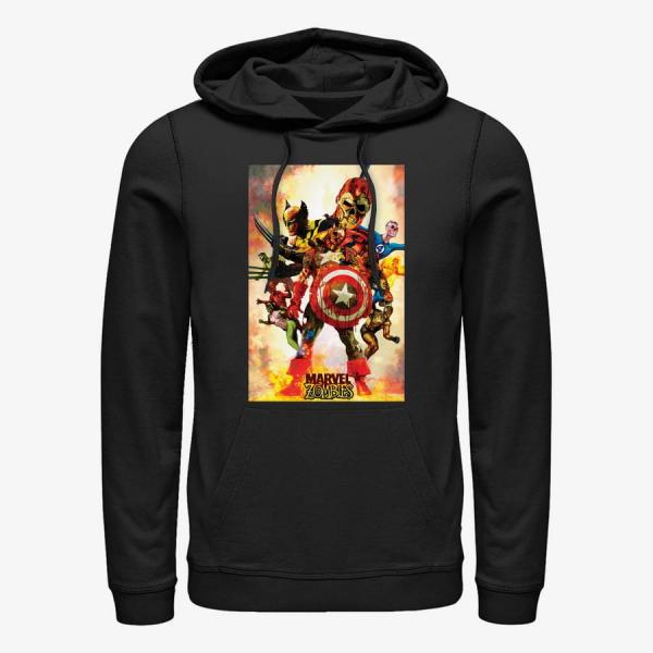 Mikina Merch Marvel - Zombie Poster Unisex Hoodie Black S