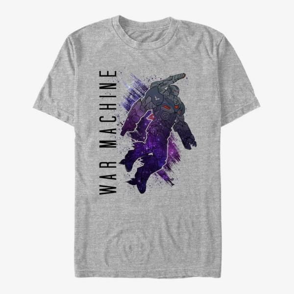 Queens Marvel Avengers: Endgame - War Machine Painted Unisex T-Shirt Heather Grey