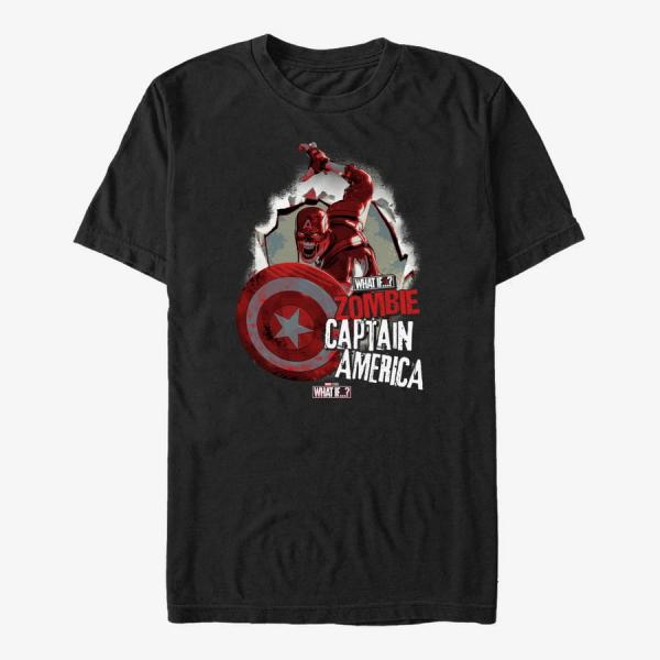 Queens Marvel What If...? - ZOMBIE CAP POSTER Unisex T-Shirt Black