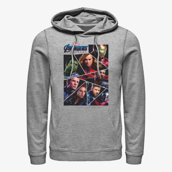 Queens Marvel Avengers: Endgame - Avengers Group Unisex Hoodie Heather Grey