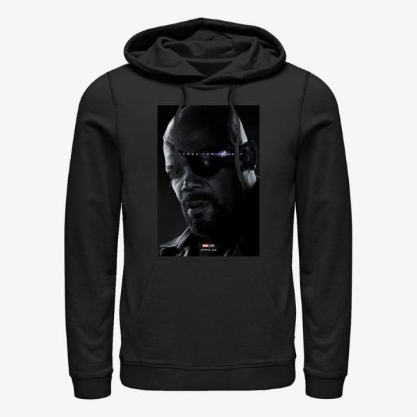 Mikina Merch Marvel Avengers: Endgame - Avenge Nick Fury Unisex Hoodie Black S