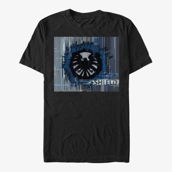 Tričko Merch Marvel - Vibrant Shield Unisex T-Shirt Black XXL