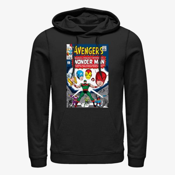 Mikina Merch Marvel Avengers Classic - Avengers Team-up Unisex Hoodie Black L