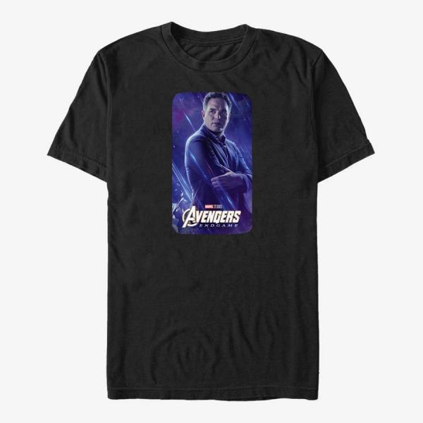 Tričko Merch Marvel Avengers: Endgame - Space Bruce Unisex T-Shirt Black XL