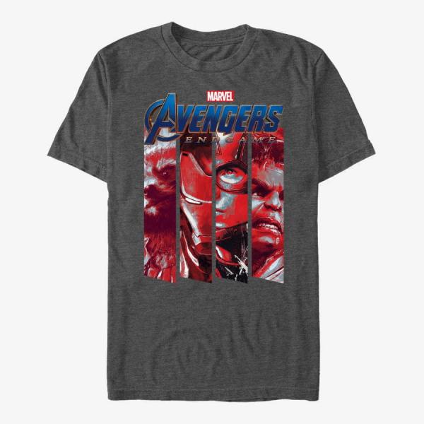 Queens Marvel Avengers: Endgame - Four Strong Unisex T-Shirt Dark Heather Grey