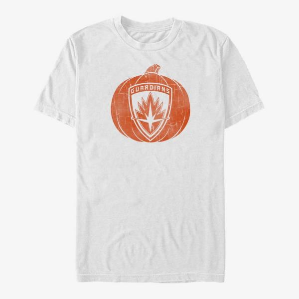 Queens Marvel GOTG 2 - Rocket Lineart Unisex T-Shirt White