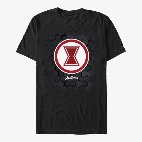 Queens Marvel - Widow Hex Unisex T-Shirt Black