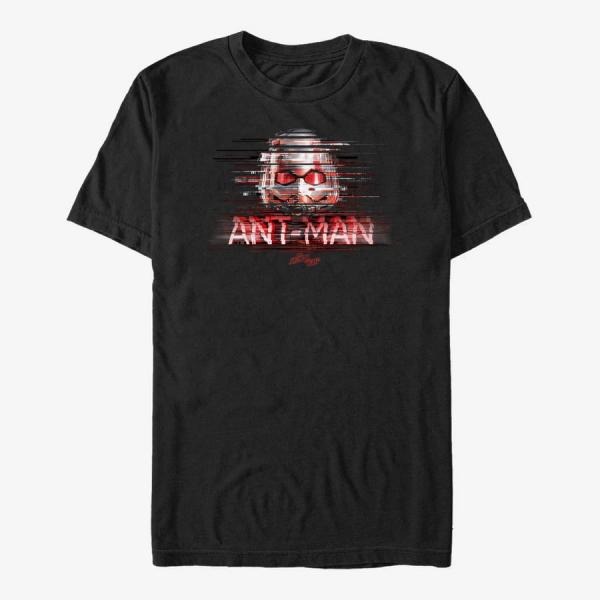 Tričko Merch Marvel Ant-Man & The Wasp: Movie - Antman Distorted Unisex T-Shirt Black S