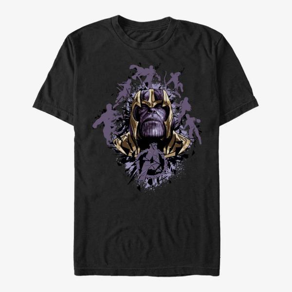 Tričko Merch Marvel Avengers: Endgame - Thanos Action Endgame Unisex T-Shirt Black S