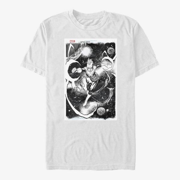 Tričko Merch Marvel - Marvel Sketch Unisex T-Shirt White S