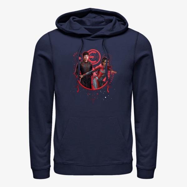 Mikina Merch Marvel The Eternals - DRUIG AND MAKKARI DUO Unisex Hoodie Navy Blue S