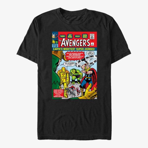 Queens Marvel Avengers Classic - Avengers 1 Unisex T-Shirt Black