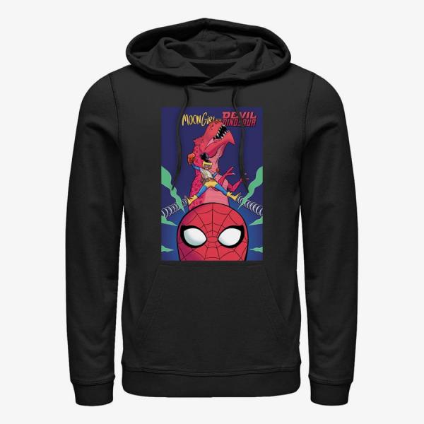Queens Marvel - Moon Girl & Devil Dinosaur Unisex Hoodie Black