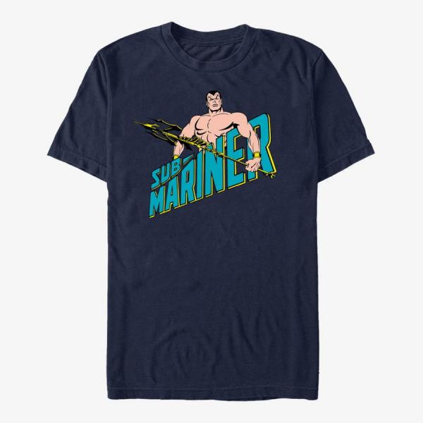 Tričko Merch Marvel - Mariner Overflow Unisex T-Shirt Navy Blue XXL