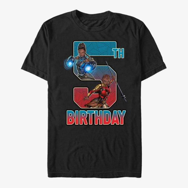Queens Marvel Avengers Classic - Shuri Okoye 5th Bday Unisex T-Shirt Black
