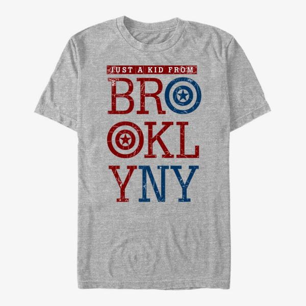 Tričko Merch Marvel Avengers Classic - Brookid Unisex T-Shirt Heather Grey M
